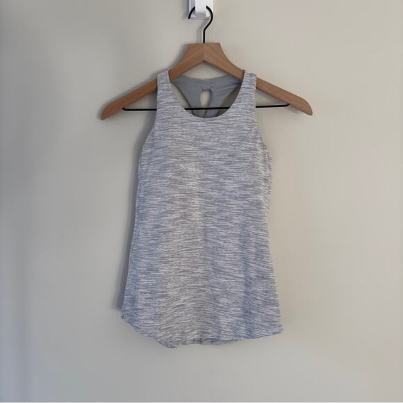 Lululemon Sweat Reps 2 In 1 Tank in Wee Are From Space Nimbus Battleship padding - Picture 3 of 10